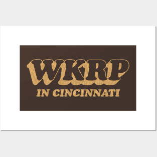 WKRP in Cincinnati Vintage Brown v2 Posters and Art